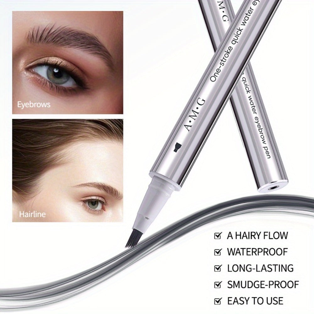 Waterproof Eyebrow Pen Fluffy Quick-Dry, for Makeup, Travel and Everyday Vanity Use, with the Listed Configuration — image 2