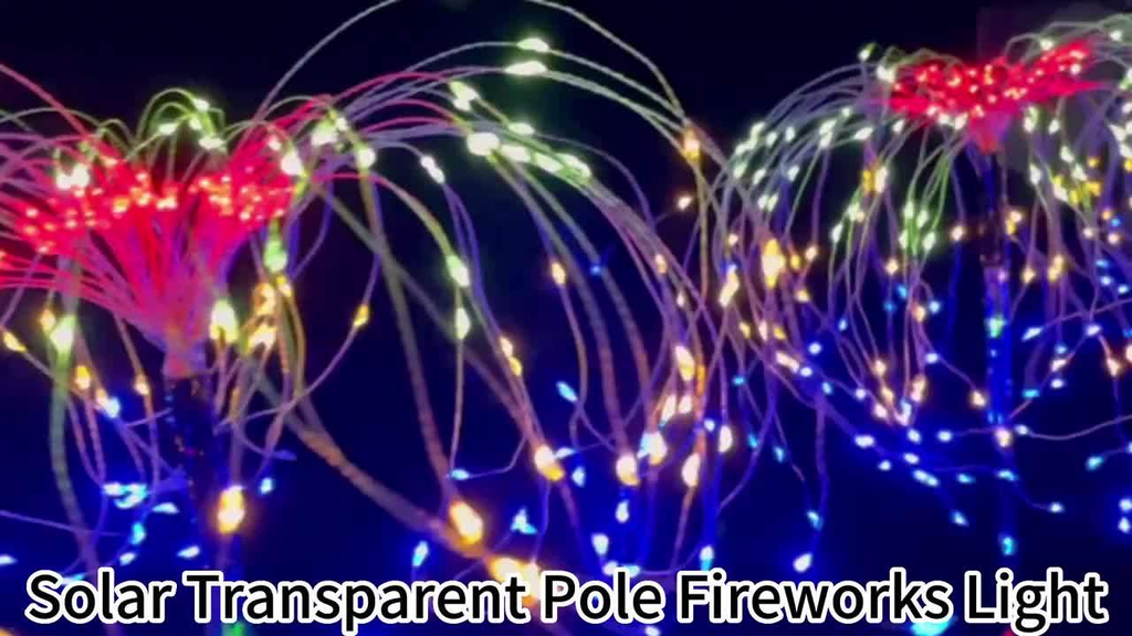 Solar Garden Lights 4-Pack Firework Stakes with 8 Modes in Warm White or Multicolor and Hanging Option — image 10