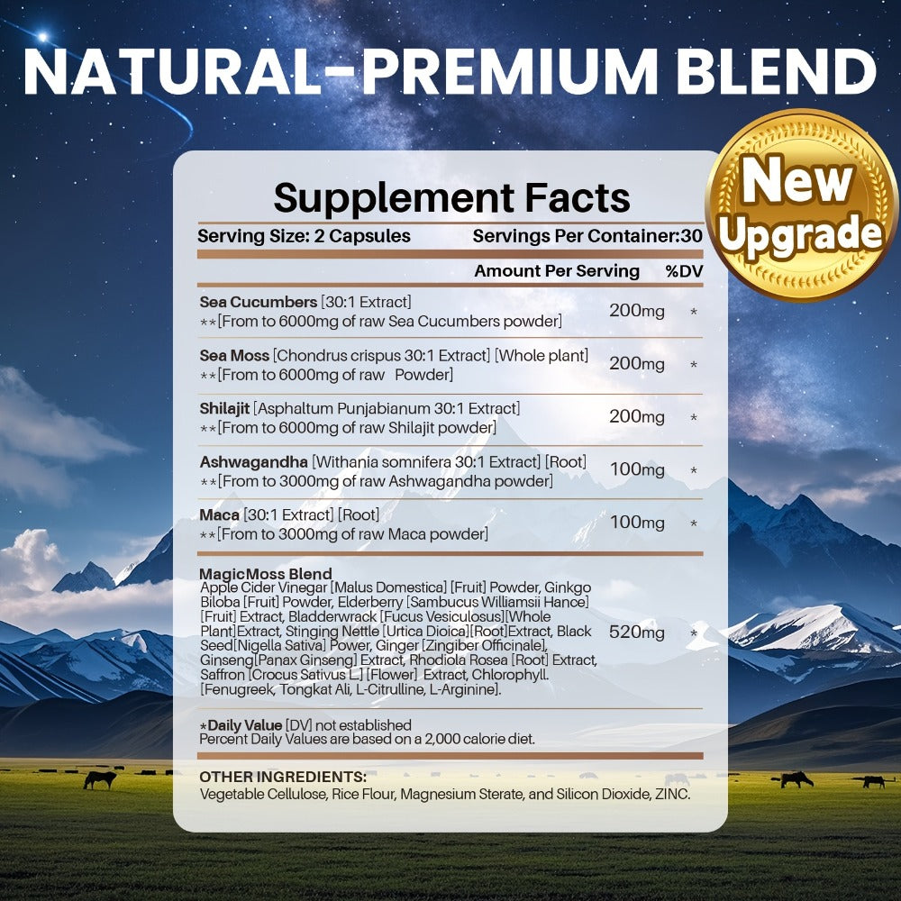 Maca Root & L-Arginine Men's Performance Supplement with Shilajit - Double-Acting Formula for Stamina — image 9