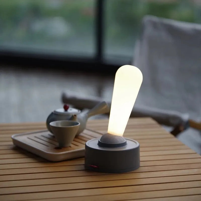 Toggle Light Indoor Bedroom Bedside Atmosphere Light Silicone USB Rechargeable Wall Light Silicone Small Night Lamp Decoration Home Decor