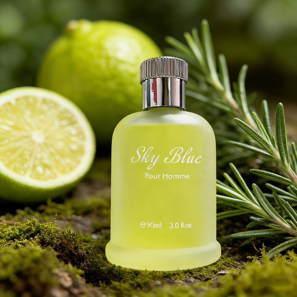Men's Cologne Eau de Parfum Sky Blue - Bergamot Rosemary & Oak Moss Fresh Masculine Fragrance, No Propylene Glycol — image 4
