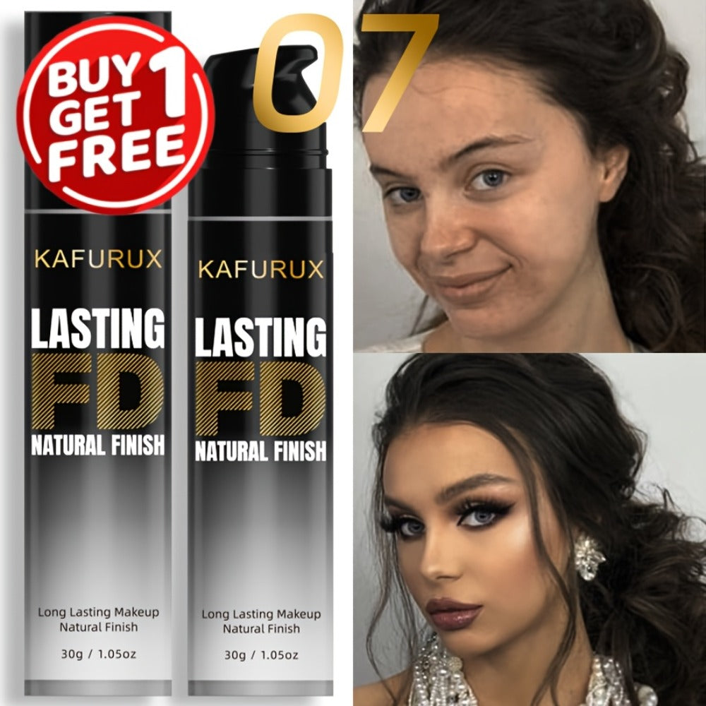 KAFURUX Liquid Foundation Two-Bottle Set with Pump Dispensers and Eight Matching Shade Pairs — image 13