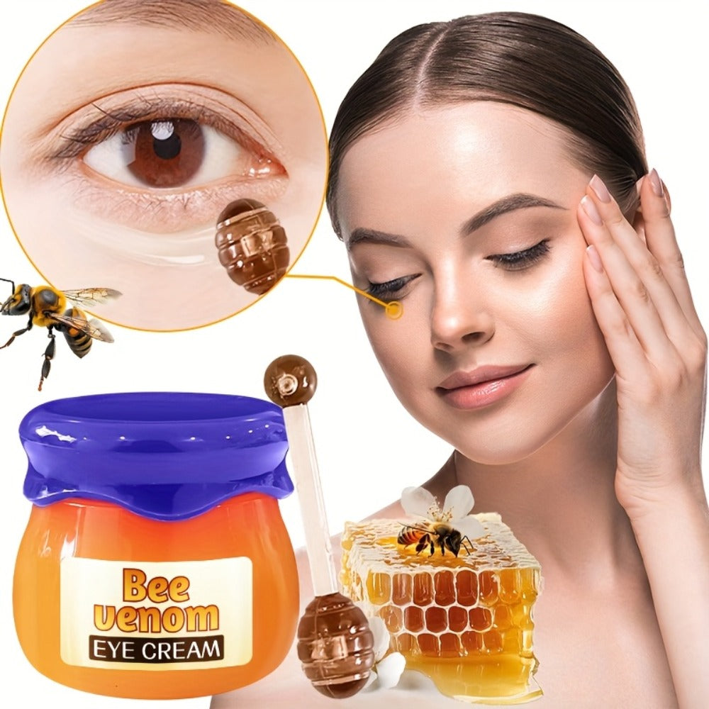 ROZINO Bee Venom and Honey Eye Cream Five-Pack in Small Cosmetic Jars with Coordinated Blue Lids — image 4
