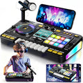 Kids DJ Mixer Toy Set with LED Lights, Microphone & Piano Keys, 100+ Sound Effects, Disco Mode, Rechargeable — image 1