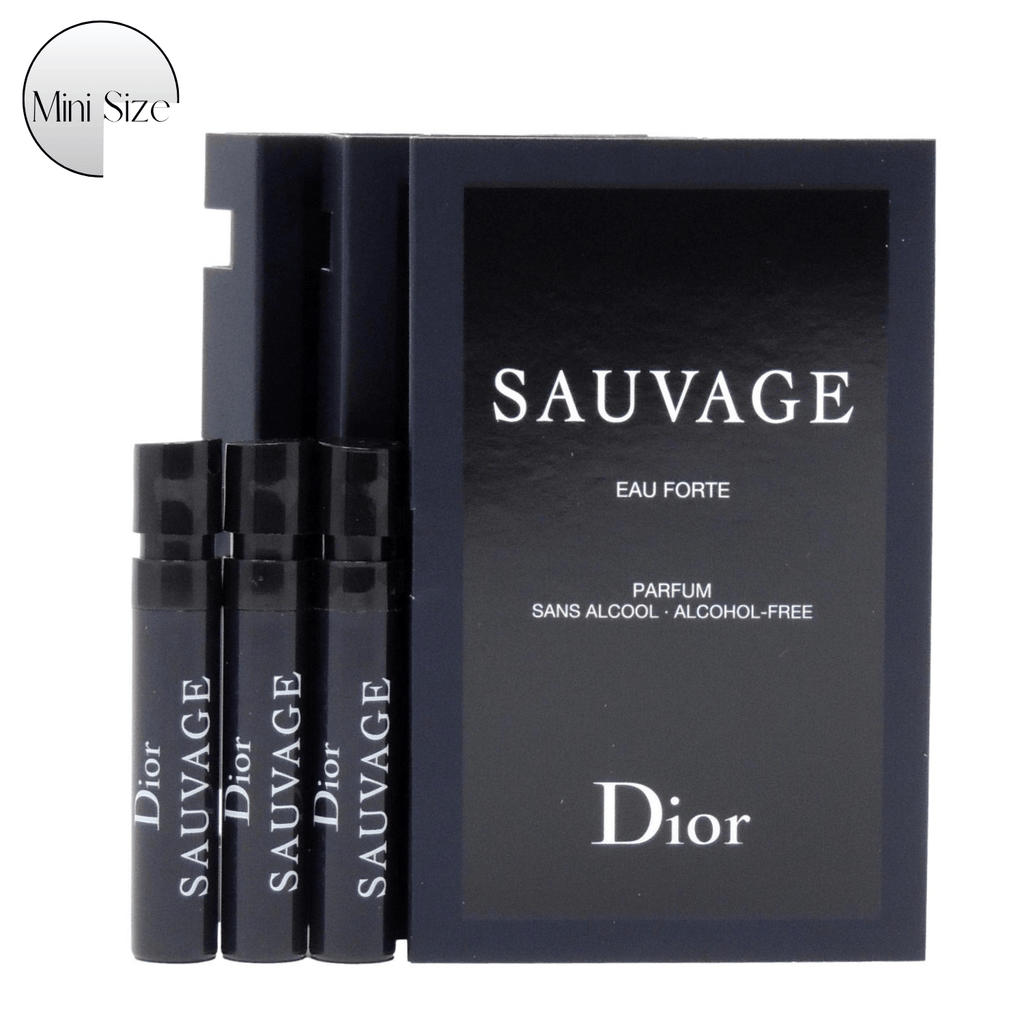 Perfume Sample Set Dior Sauvage Eau Forte for Men with Three 1ml Vials for Daily Wear and Sampling — image 3