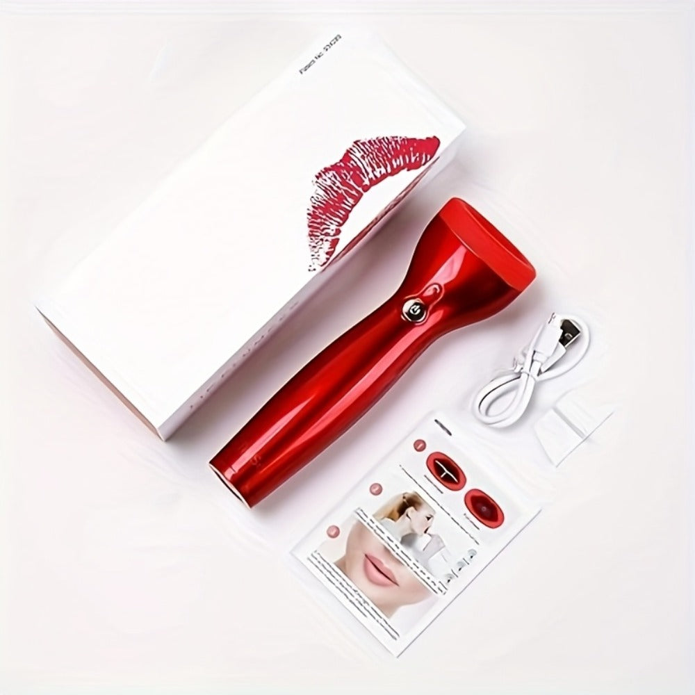 Lip Plumper Electric USB Charging, Silicone Lip Beauty Tool for Fuller Charming Lips for Bath Time, Home Spa and Personal Car