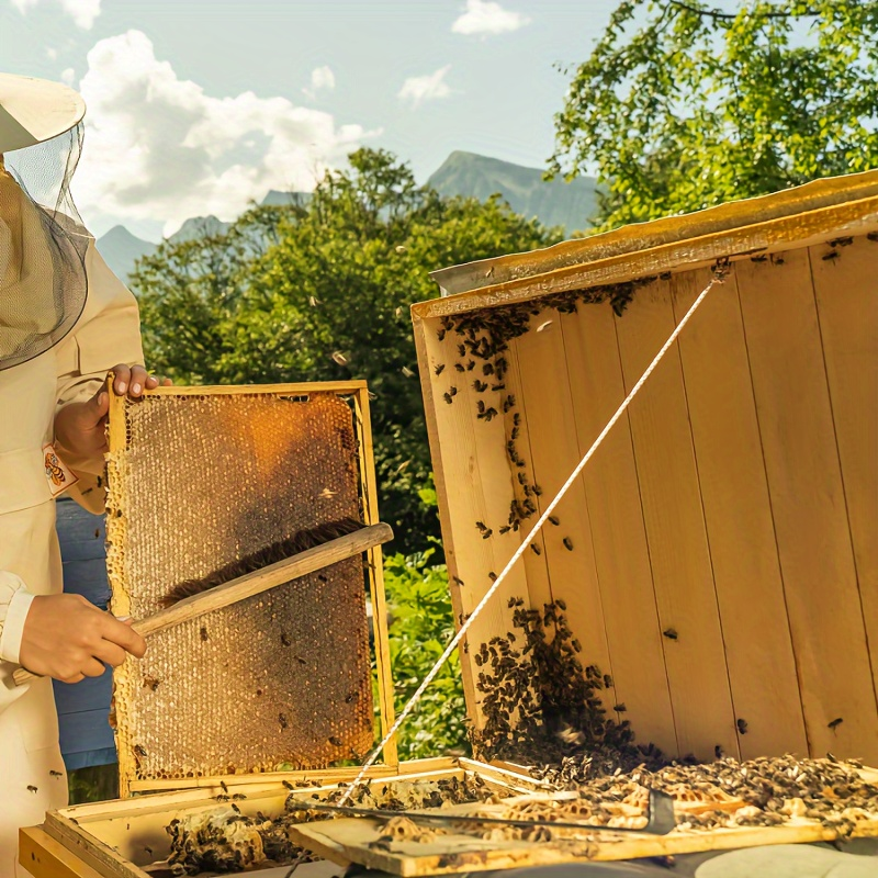 12-Piece Beekeeping Starter Kit with Veil, Gloves, Bee Smoker, Brush, Frame Grip and Hive Tools — image 7