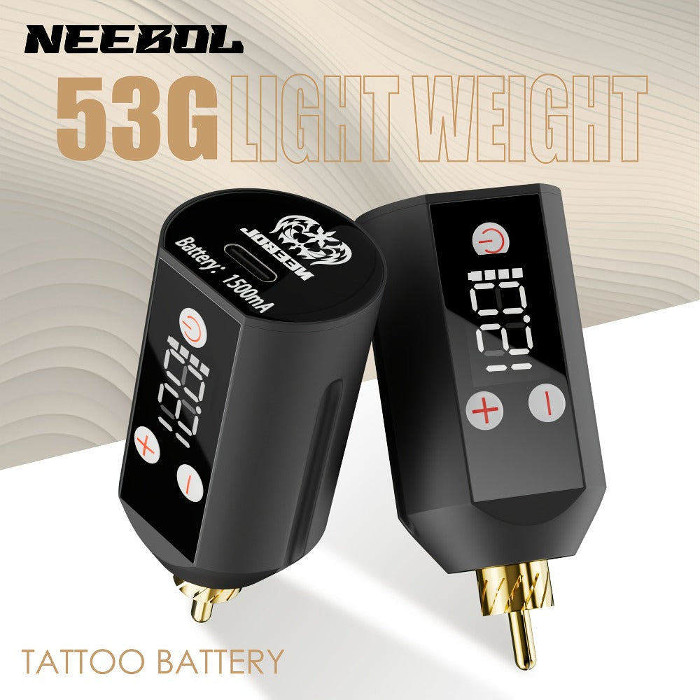 Tattoo Machine Kit Neebol Wireless Pen with Screen Display, 10 Cartridges, 7 Inks and Four Color or Pro Options — image 19