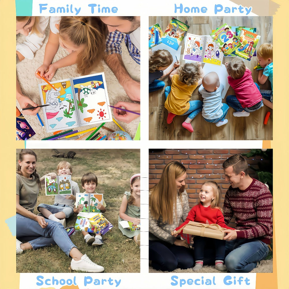Bulk Coloring Books for Kids 24 Pack, Party Favors Goodie Bag Stuffers Ages 3+, Animals, Mermaid & Dinosaur Designs — image 7