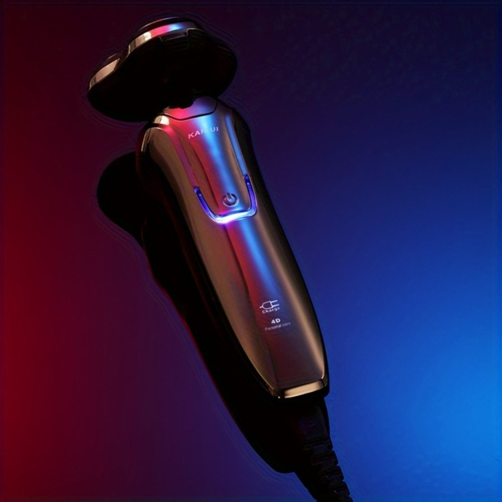 Electric Shaver 4D Floating Triple-Blade Razor with Wet/Dry Waterproof Use, LED Display and Type-C Charging — image 5