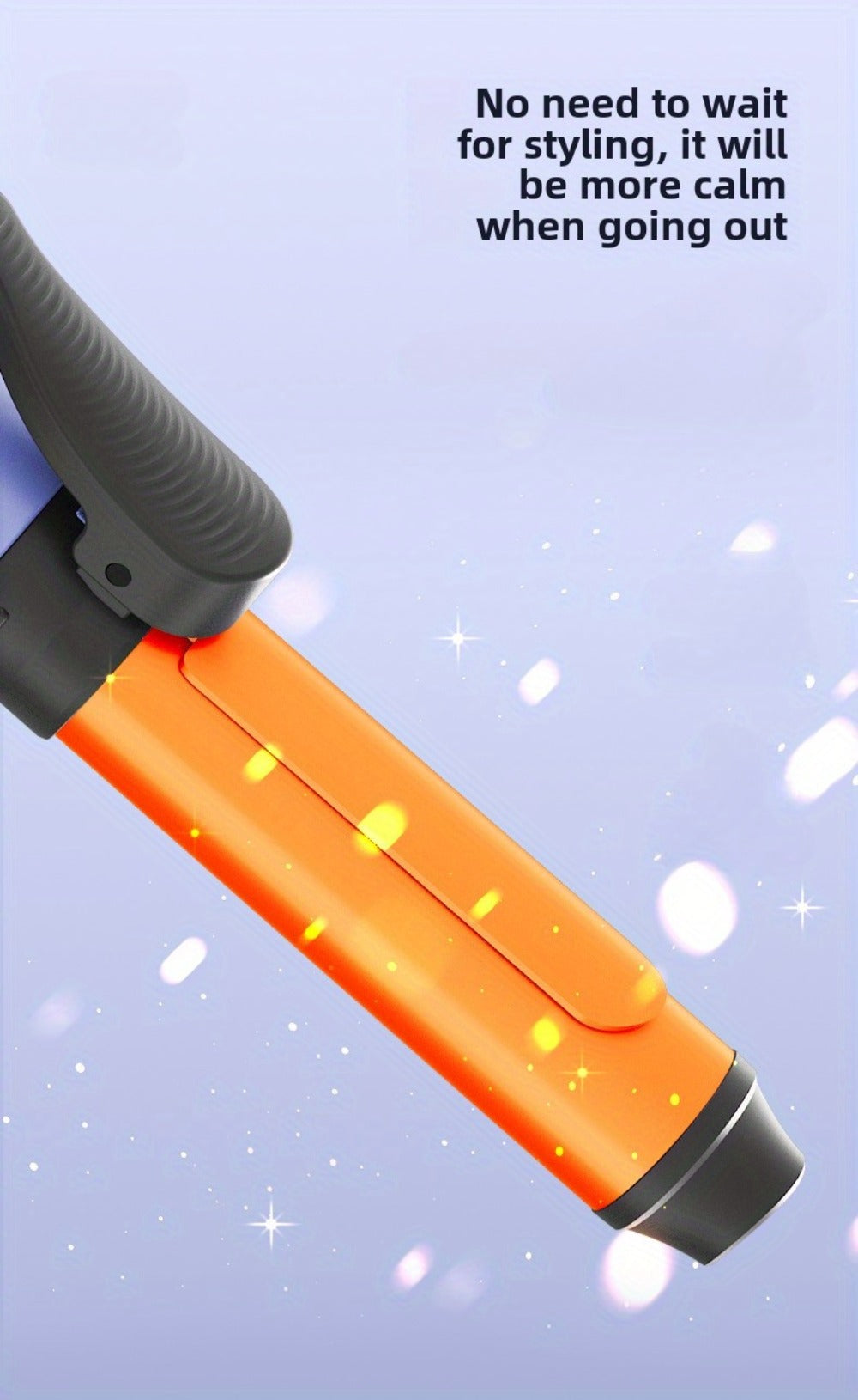Cordless Mini Curling Iron Wireless Rechargeable Portable Hair Curler, Ceramic Barrel for Airy Bangs — image 19