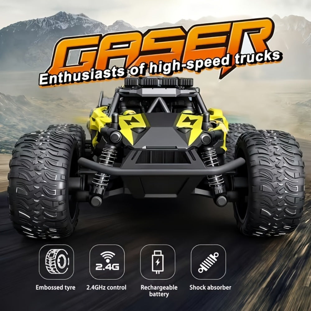 Remote Control Car, CASER Off-Road Truck with 30KM/H Source Speed, 2.4GHz Control, Alloy Construction and Two Colors — image 