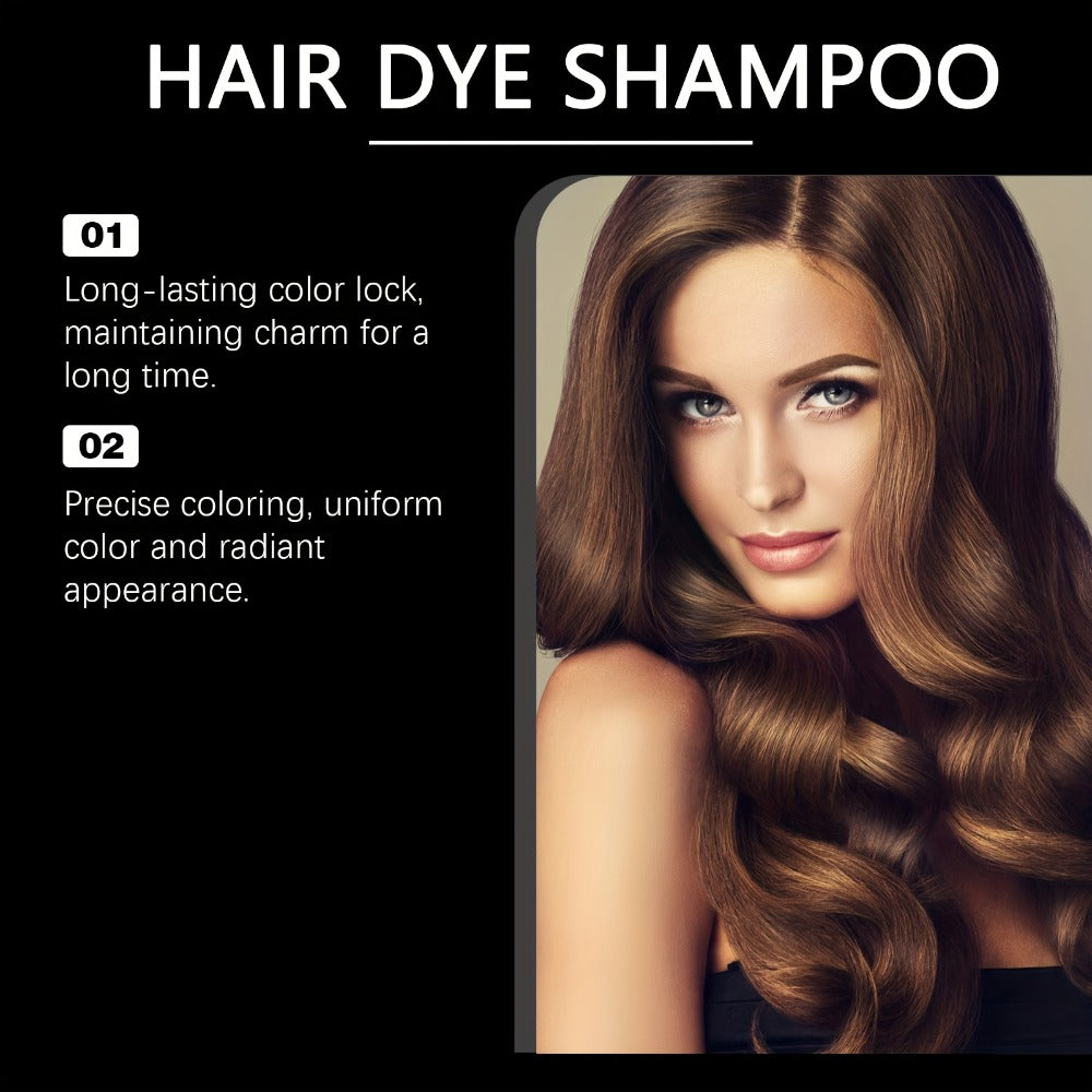 Hair Dye Shampoo, EELHOE Red Two-Pack with Two 200ml Pump Bottles for At-Home Color Application — image 6