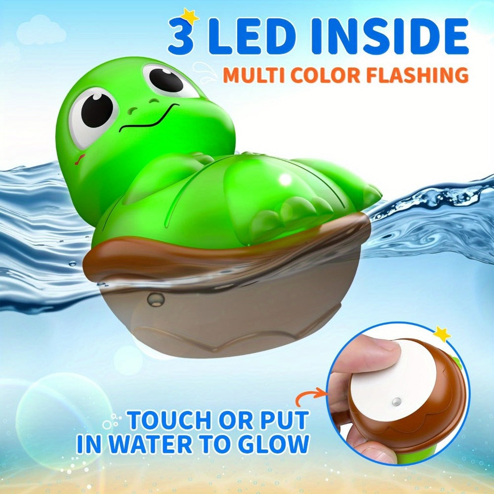 Light-Up Ocean Animal Bath Toy Sets with Random 6, 8 or 10-Piece Checkout Assortments Pictured — image 6