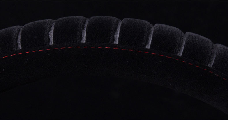 Steering wheel short plush car handle