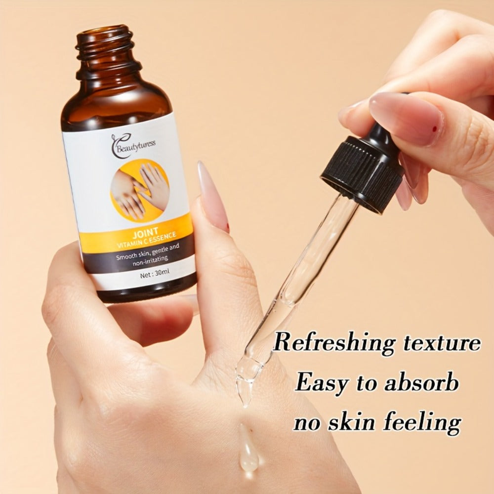 Face Serum Vitamin C Two-Bottle Set with Light Beige Liquid Texture and Amber Dropper Packaging — image 9
