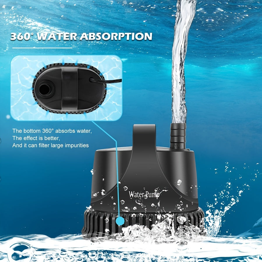 Submersible Water Pump 800GPH 40W for Garden, Patio and Yard Use, with the Listed Configuration — image 2