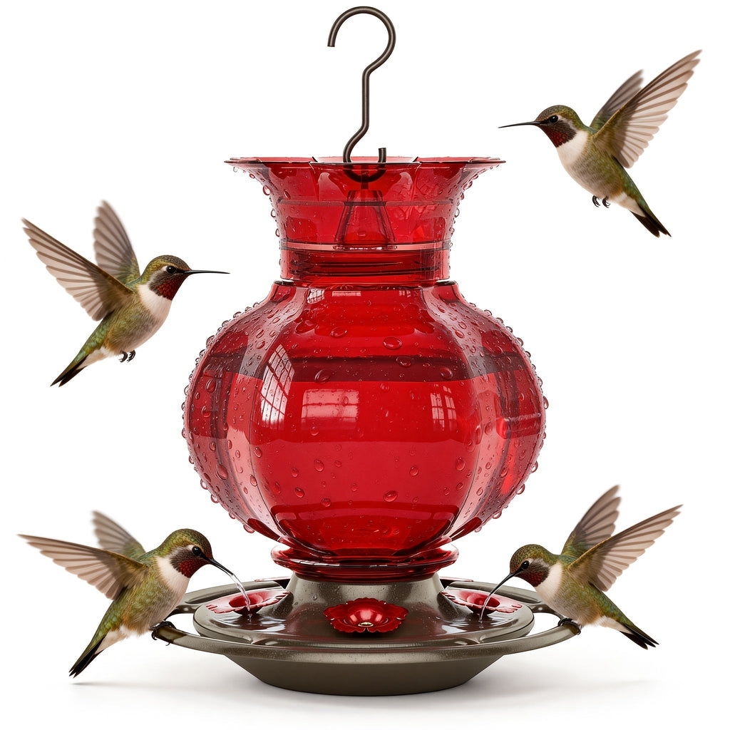 Hummingbird Feeder for Garden, Yard and Pest Management, with the Listed Configuration, for Everyday Use and Organized Storag