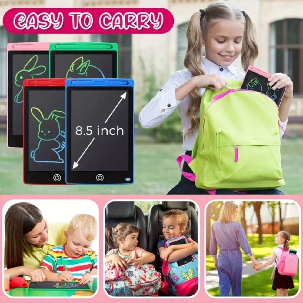 Four-Pack 8.5-Inch LCD Writing Tablets in Blue, Pink, Green and Red with Matching Styluses — image 6