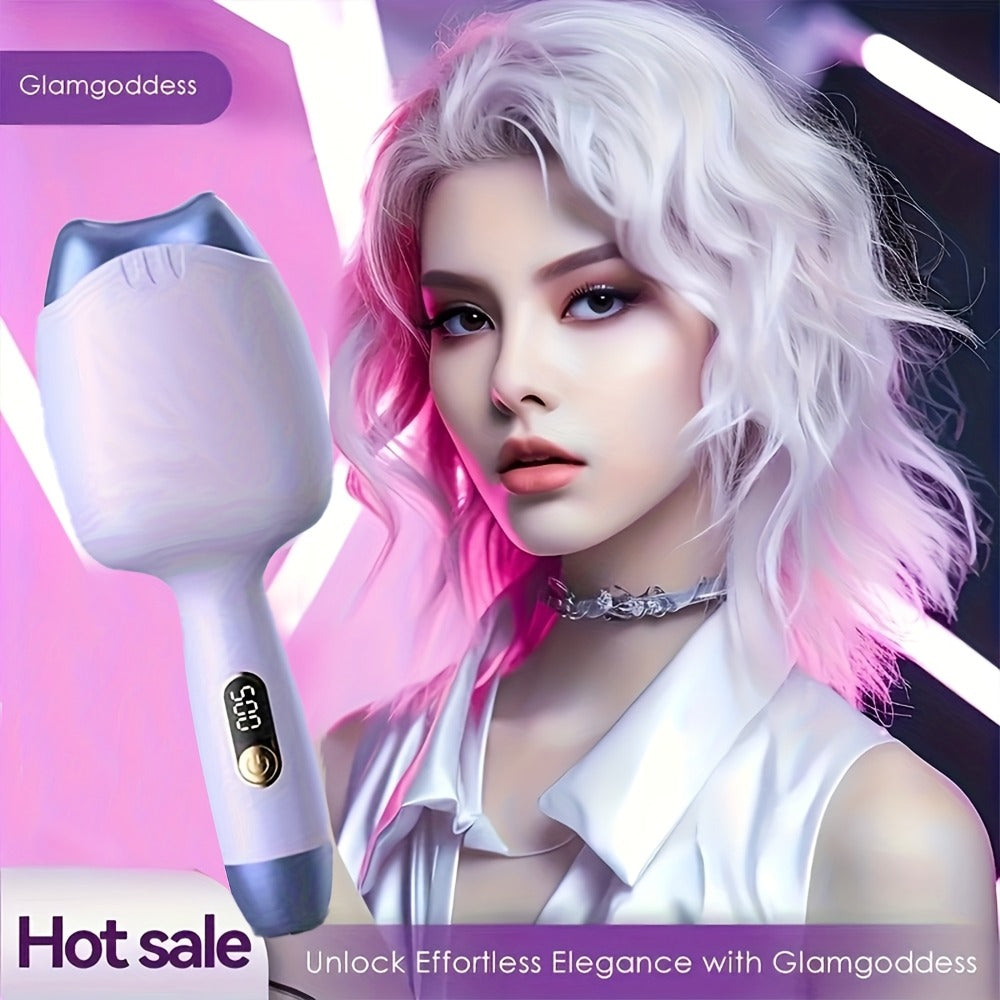 32mm Curling Iron Negative Ion Mini Portable Cat Ears Curler 3-Heat Settings Fast Heating, for Home, Travel and Salon Hair St