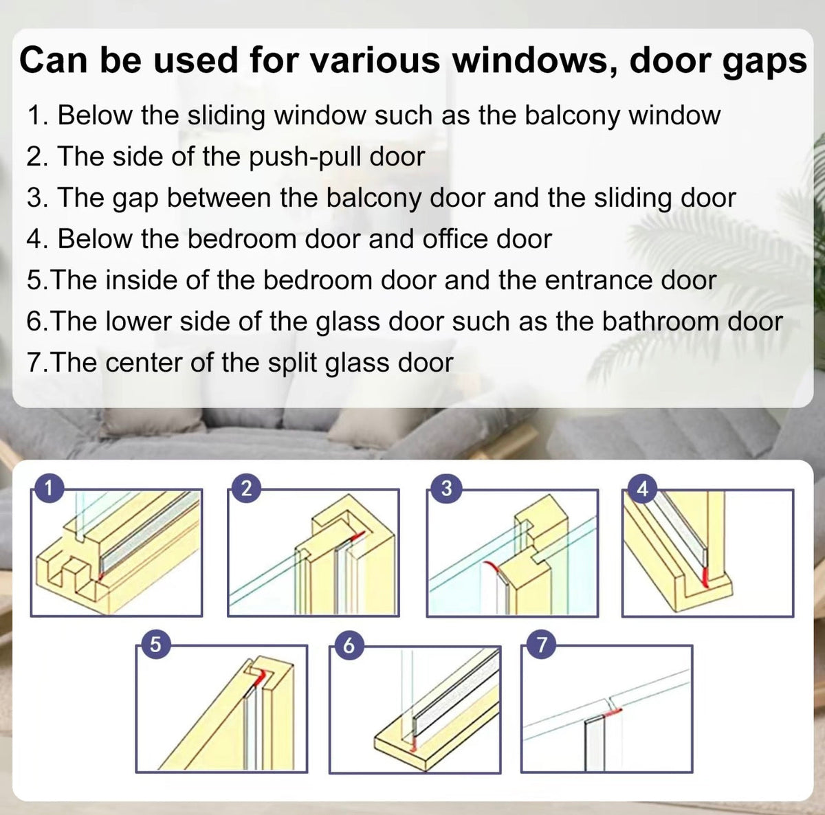 WeatherLock Door Seal Strip
