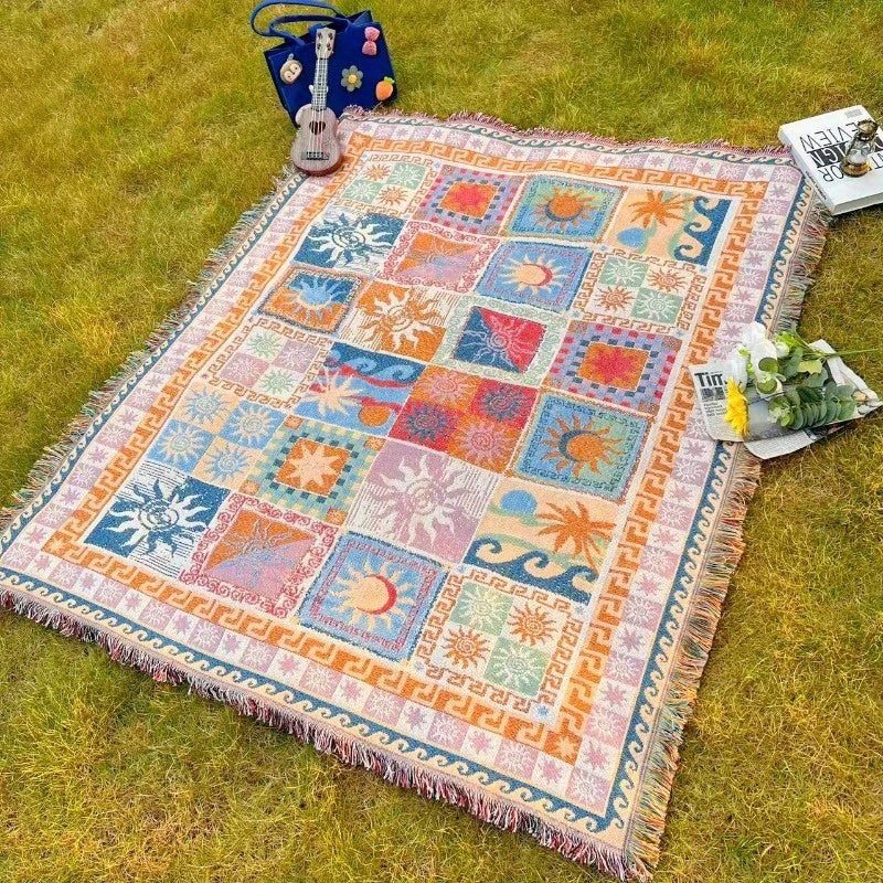 Outdoor Blanket Picnic Blanket Thickened | Waterproof Camping Blanket Beach Blanket Sofa Blanket Garden Mat — image 2