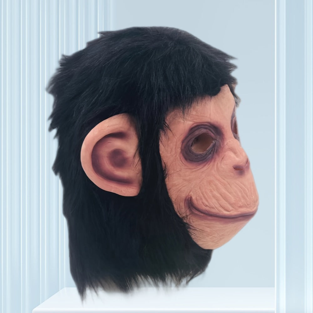Costume Accessories Full-Head Gorilla Mask with Two Latex Animal Face Styles for Costume Wear — image 5