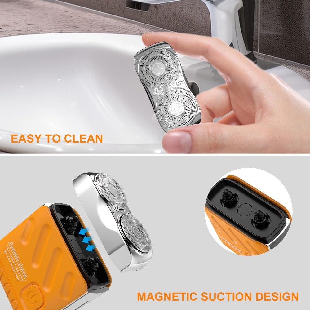 Electric Shaver Mini Dual Floating Blade with USB Charging and Select Waterproof or Digital Display Options — image 8
