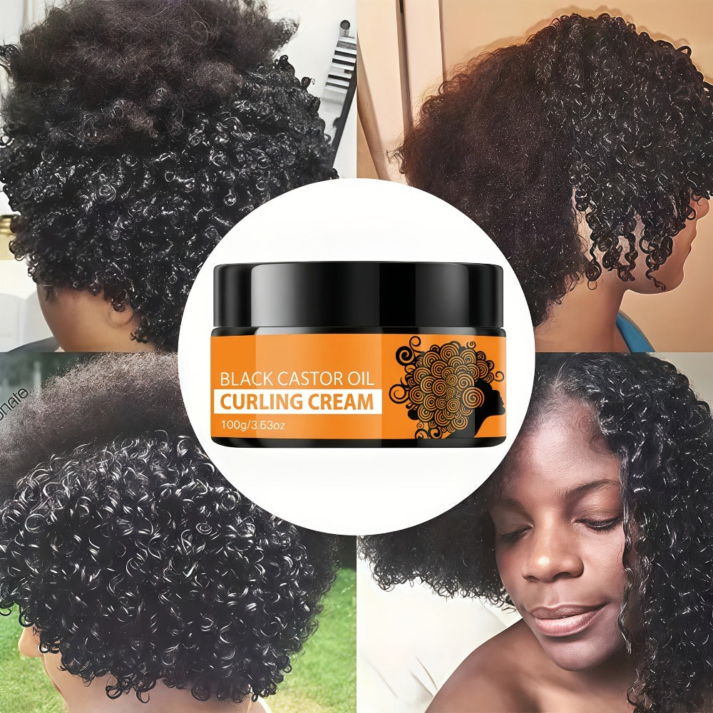 Castor Oil Curl Defining Cream 2-Pack, Deep Moisture Curl Styler with Rosemary & Coconut Oil, Frizz Control — image 6