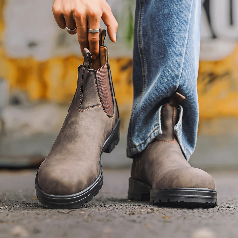 Chelsea Men's Leather Boots