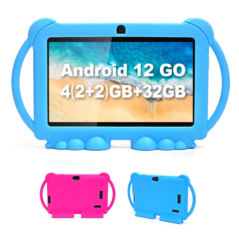 Tibuta 7 Inch Android 12 Kids Tablet, 32GB ROM, 4GB RAM, 2.4G WiFi, GMS, Eye Protection Display, Parental Control — image 1