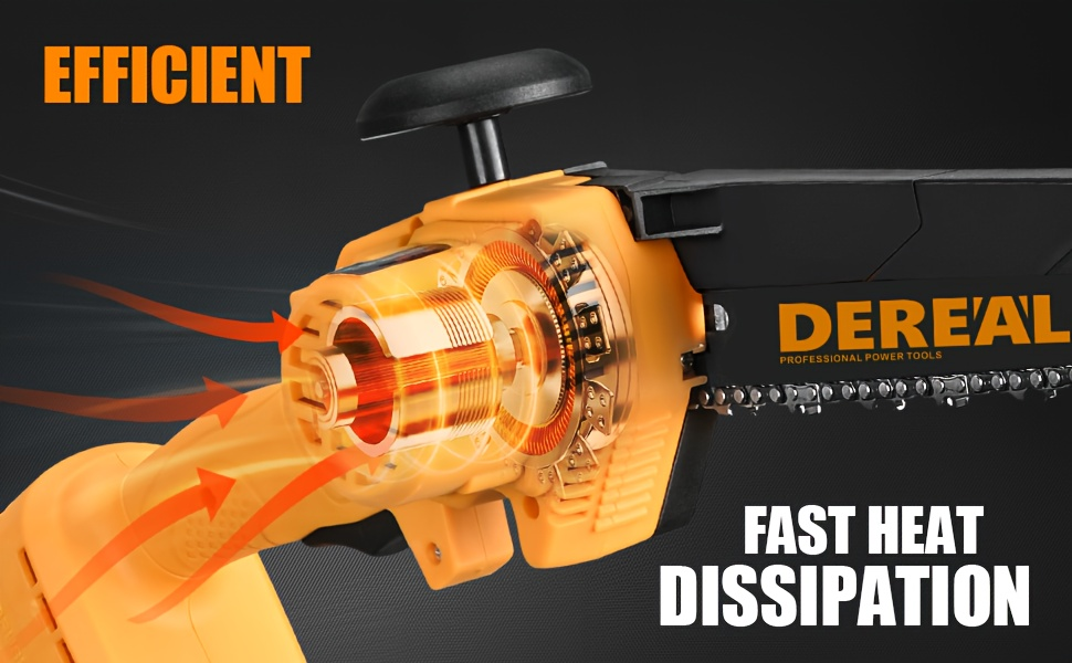 Electric Pole Saw 2-in-1 Cordless with 8" & 6" Chain, 20V 4.0Ah Battery, Adjustable Extendable Tree Pruner for Wood Cutting —