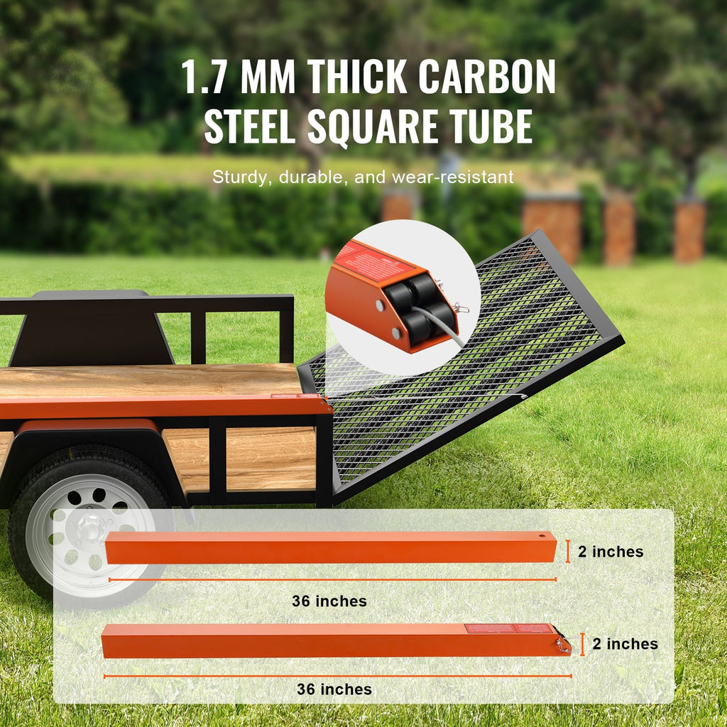 Trailer Tailgate Lift Assist – Max 180 lbs, Fits Open Utility Trailers, 10–24 Inch Side Rail, 4–6 ft Ramp Height — image 3