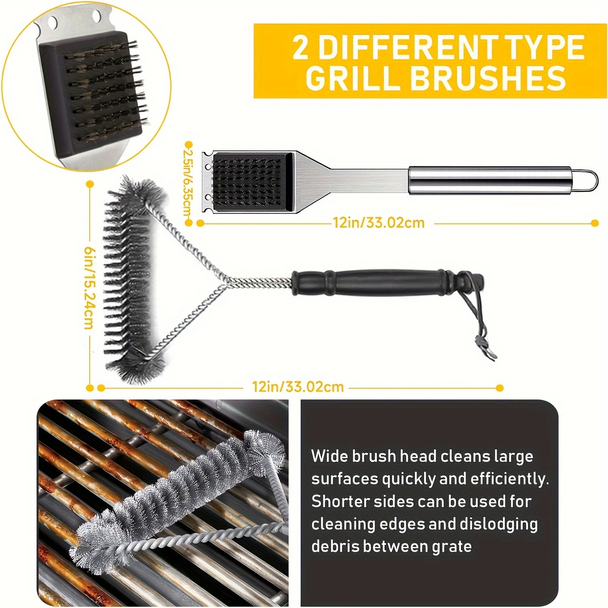 Griddle Tool Set 34 Piece 304 Stainless Steel Flat Top Grill Accessories with Spatula, Tongs & Scraper – Teppanyaki BBQ Tools