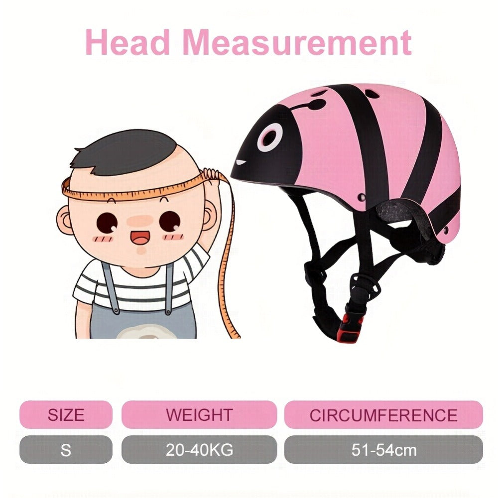 Kids Bike Helmet & Gear Set 7-Piece for Ages 2-8 Boys Girls Adjustable with the Listed Color, Size or Set Options for Everyda