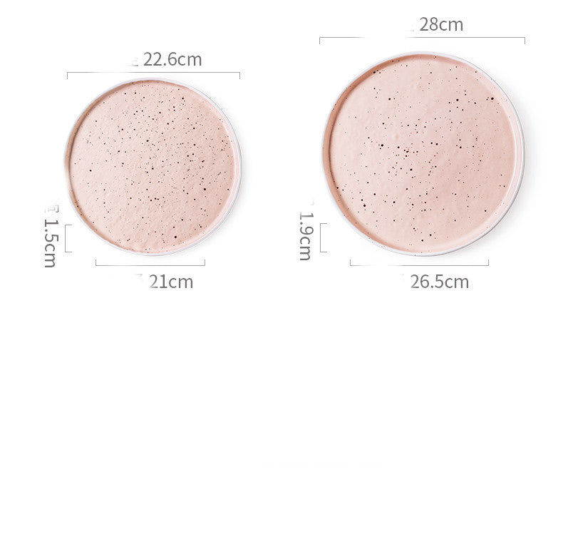 Plates Household Matte Tableware Eating Bowls