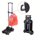 Compact Folding Aluminum Hand Truck with Telescoping Handle and Two- or Four-Wheel Configuration Options — image 1