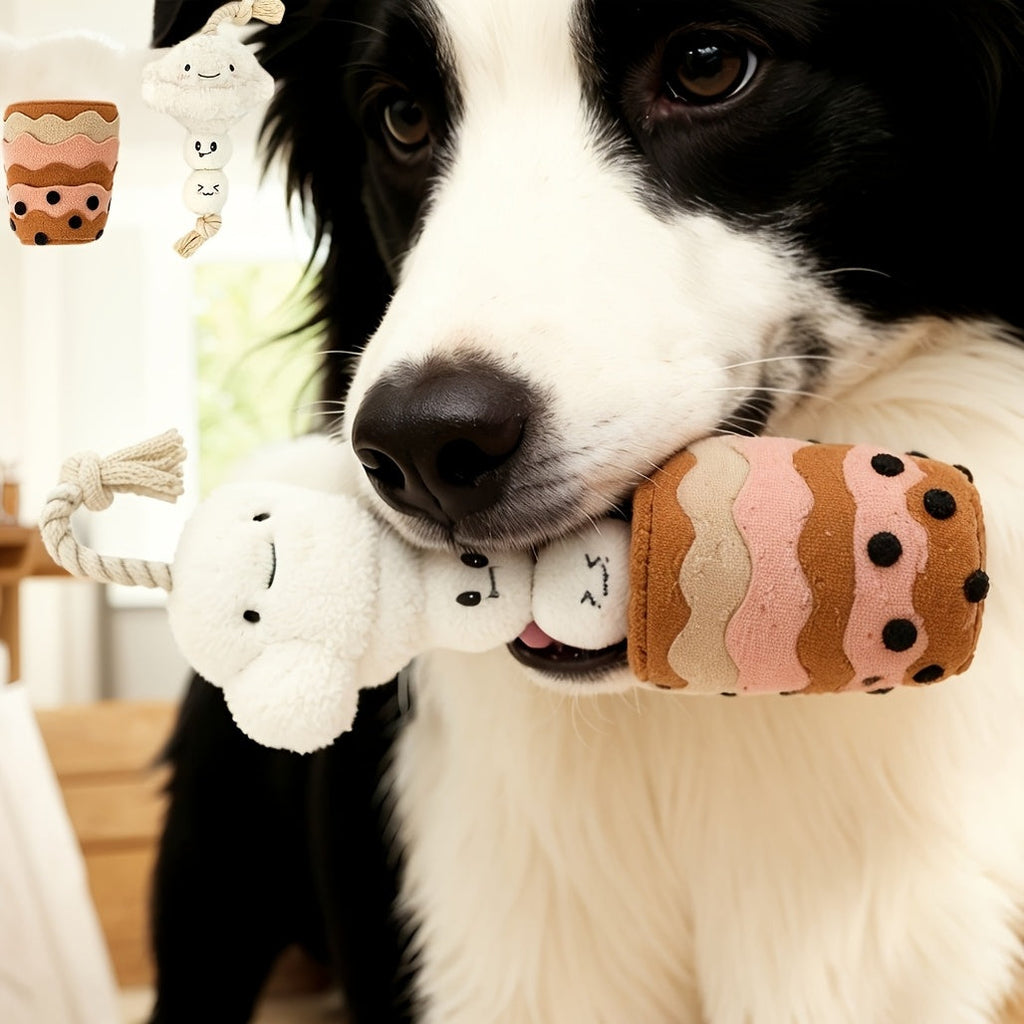 Dog Toy Camel Plush with Built-In Squeaker and Washable Soft Construction for Chew, Cuddle and Interactive Play — image 2
