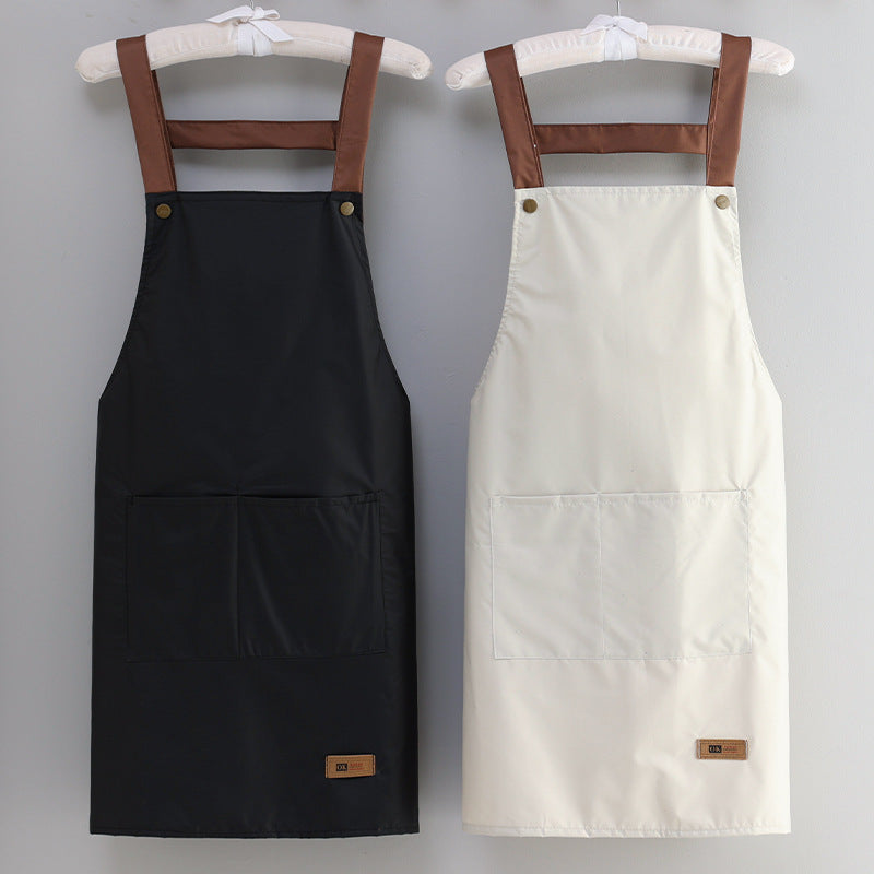 Apron for Home Kitchen Waist Waterproof and Oil proof Advertising Logo Printing Apron