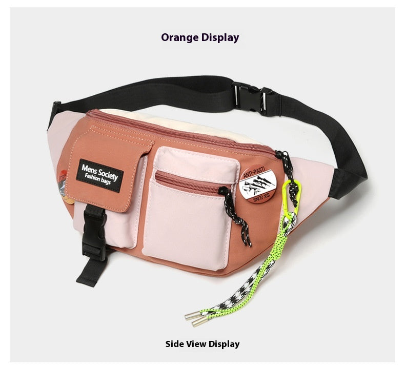 Men's Casual Crossbody Sports Canvas Waist Bag