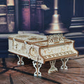 Piano Model Kit 3D Wooden Puzzle – Detailed Plywood Jigsaw Assembly, Musical Instrument Handcraft for Adults & Teens — image 
