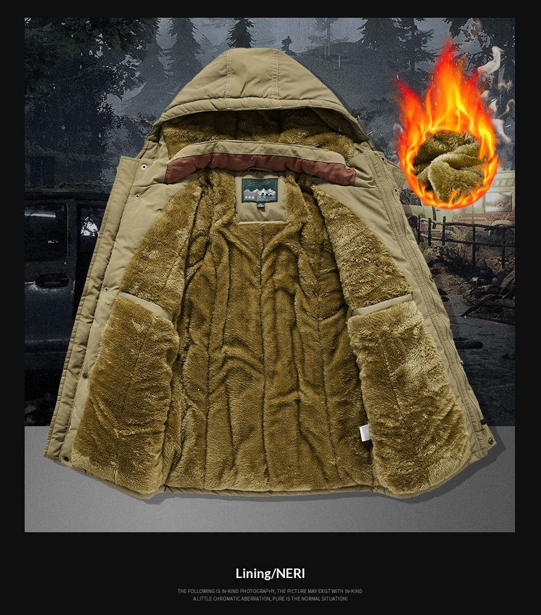 New Autumnwinter Mens Insulated Tactical Jacket