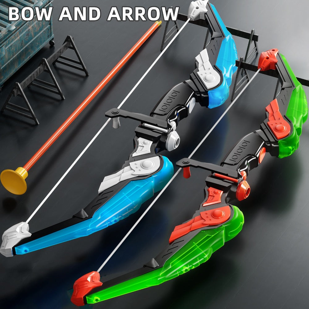 Kids Bow and Arrow Archery Set 10 Suction Cup Arrows Quiver Standing Target with the Listed Color, Size or Set Options for Ev
