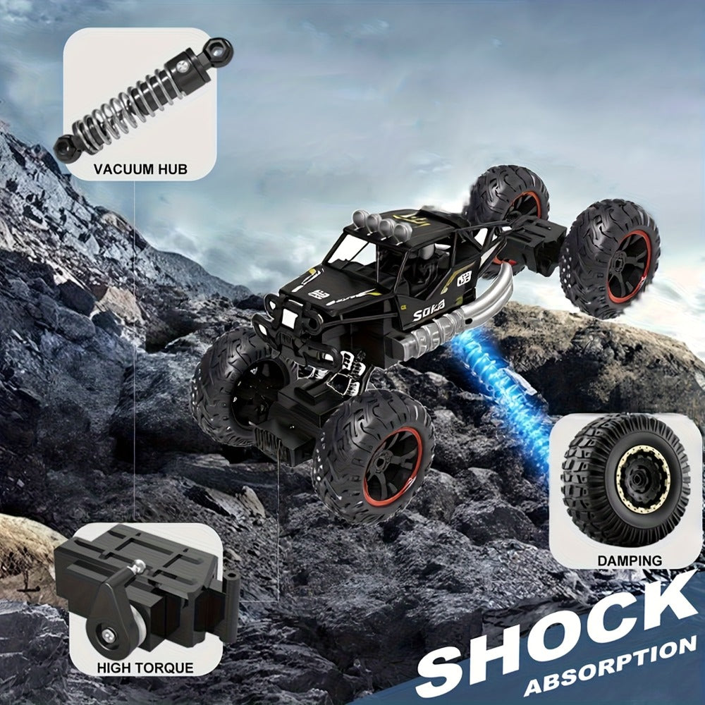 Remote Control Car, 4WD Off-Road Truck with 2.4GHz Control, USB Rechargeable Battery and Black or Red Color Options — image 3