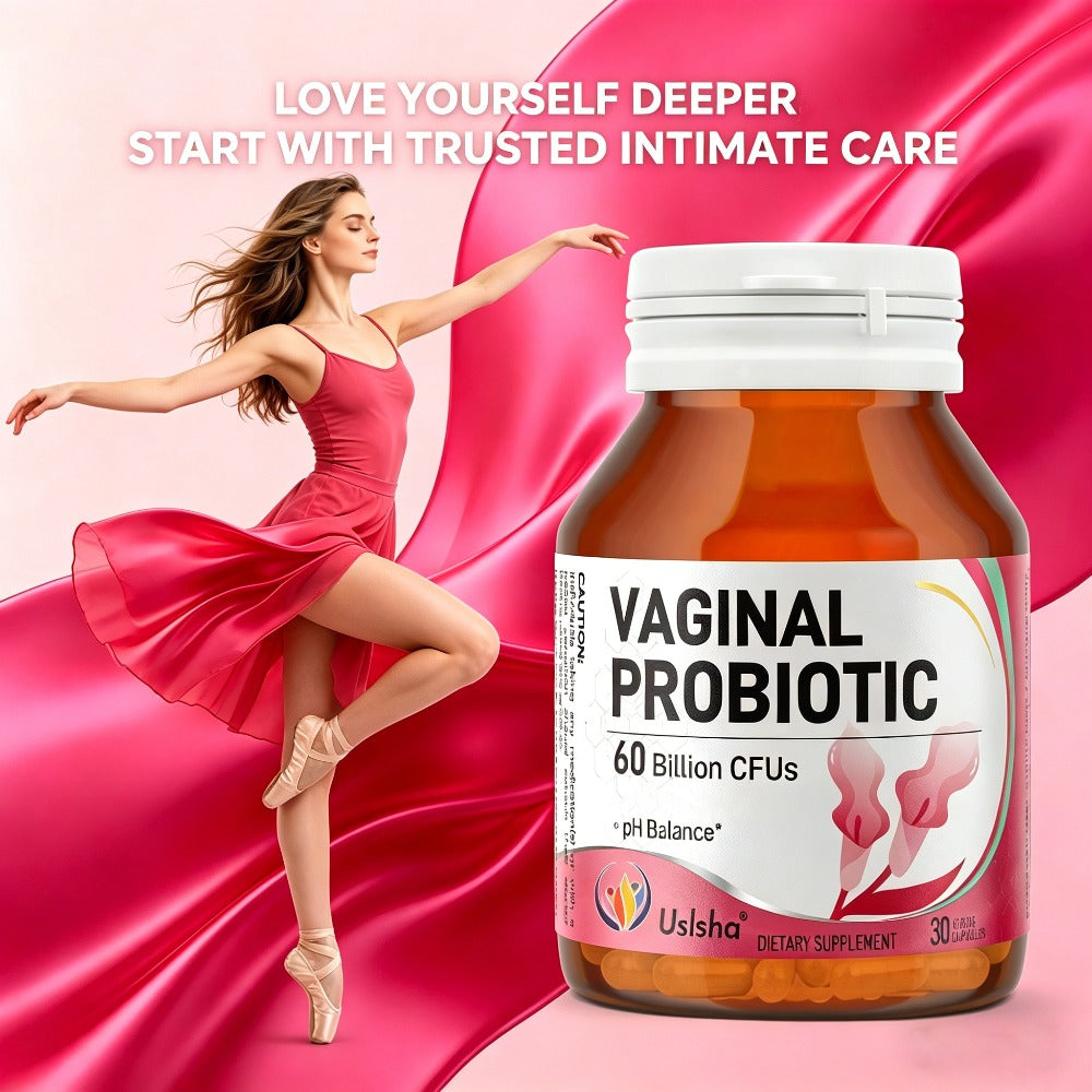 Probiotics for Women 60 Billion CFU 30 Capsules for pH Balance, Yeast Balance, Vaginal Flora & Feminine Health with Cranberry