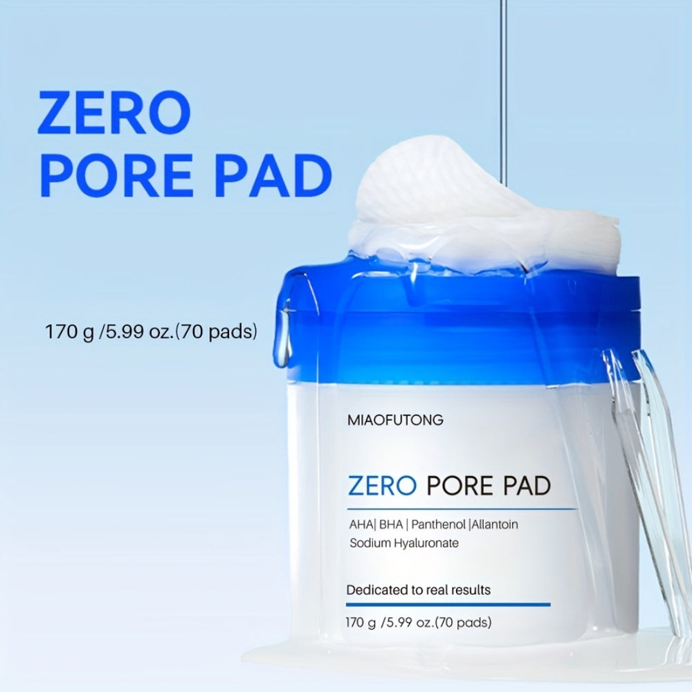 Exfoliating Face Cleansing Pads Pore Minimizing Blackhead Whitehead Remover Deep Cleansing for Bath Time, Home Spa and Person