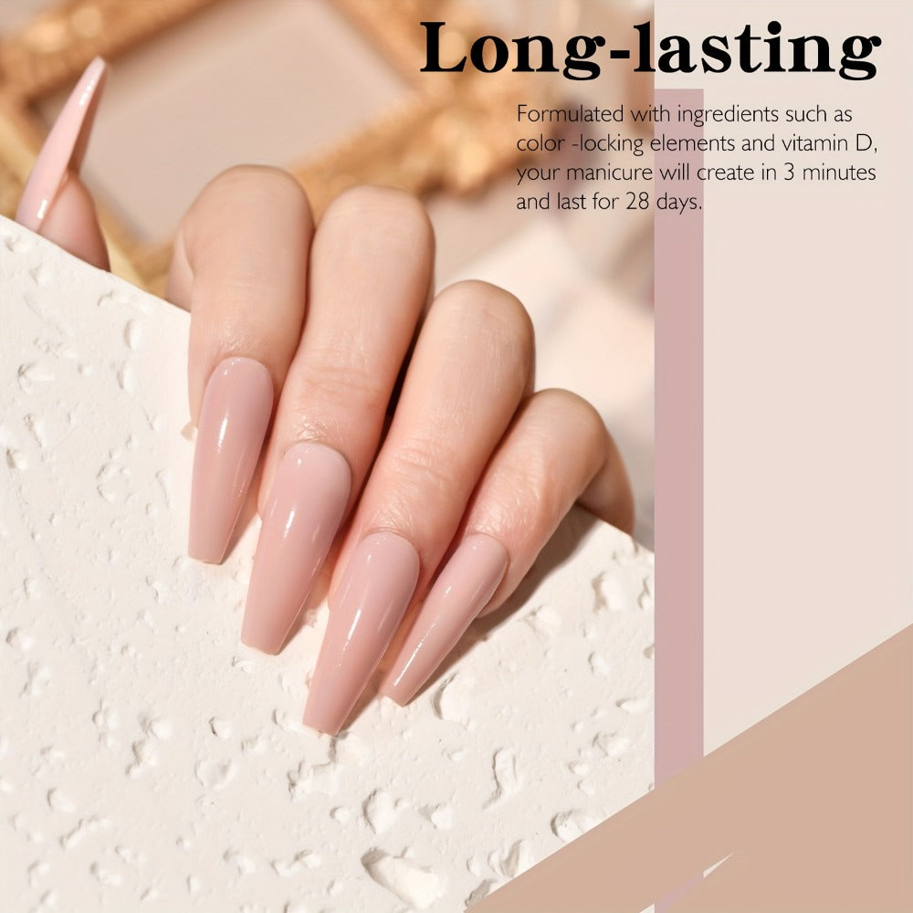 Nude Dipping Powder Set 6 Colors Light Beige Brown Neutral Shades Odorless Acrylic Nail Powder for French — image 10