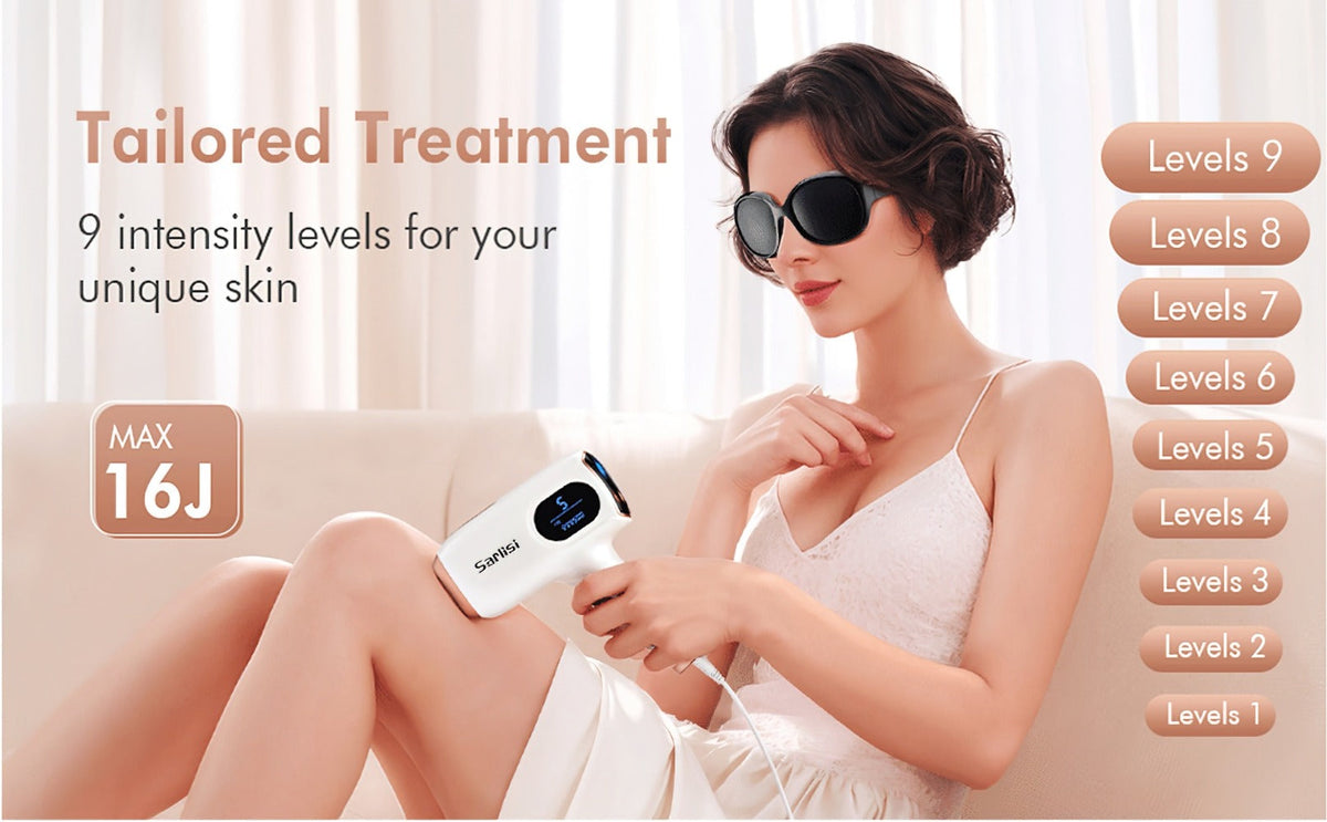 Sarisili AI01 IPL Hair Removal Device with Nine Intensity Levels, Manual and Auto Flash Modes and Display — image 16