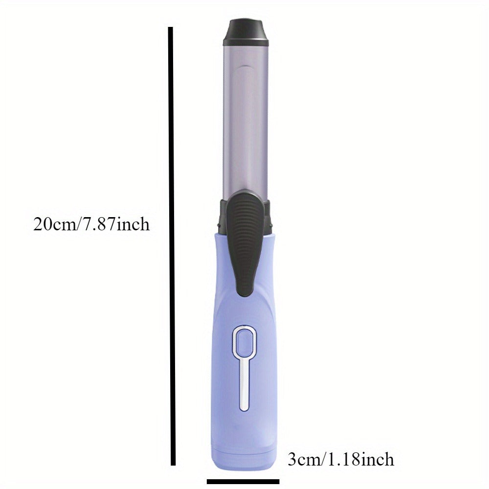 Cordless Mini Curling Iron Wireless Rechargeable Portable Hair Curler, Ceramic Barrel for Airy Bangs — image 9