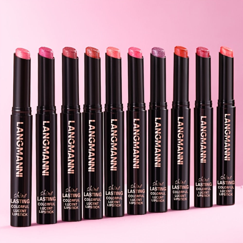 Lipstick Set, LANCMANNI 5-Color Angled-Tip Shine Collection with Two numbered shade-group Options — image 6